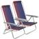 Kit 2 Cadeiras de praia reclin�vel at� 4 posi��es - Bali