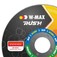 Disco de corte para a�o inox 110 x 20 mm - Rush