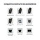 Aparador de pelos e babeador 10 em 1 a prova d'�gua IPX7 - Multigroom WMG011  110V/220V