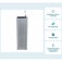 Bebedouro purificador de coluna de press�o a�o inox - Puripress 40  110V