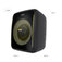 Caixa de som port�til 70W RMS Bluetooth Entrada P10 com Led  - BEAT 1000  110V/220V