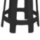 Banqueta pl�stica 6 p�s capacidade 152 Kg - Guaxuma