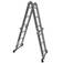 Escada multifuncional de alum�nio 3 x 4 com 12 degraus 11 em 1 - ESC0265RO