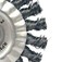 Escova de a�o inox circular torcida 114,3 x 12,7 mm com furo