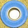Escova de a�o latonado circular ondulada 152,4 x 19 mm com furo