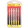 L�mina serra tico tico 75 mm 6 dentes bimetal para madeira 5 pe�as - BU36T