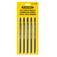 L�mina serra tico tico 152 mm 6 dentes para madeira 5 pe�as - BOM-5134