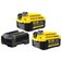 Kit 2 Baterias 20V 4Ah + Carregador bivolt e Bolsa- SCB244CK  110V/220V