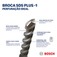 Broca de w�dea para concreto 8 x 100 x 160 mm SDS PLUS - 1