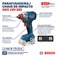 Parafusadeira chave de impacto a bateria 18V Brushless com 2 baterias - GDX 18V-285  110V/220V